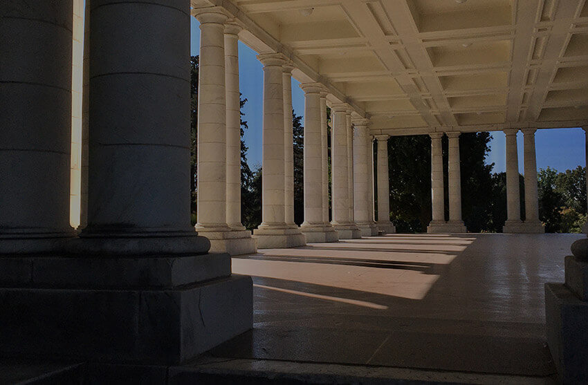 Columns at the Pavilion at Cheesman Park