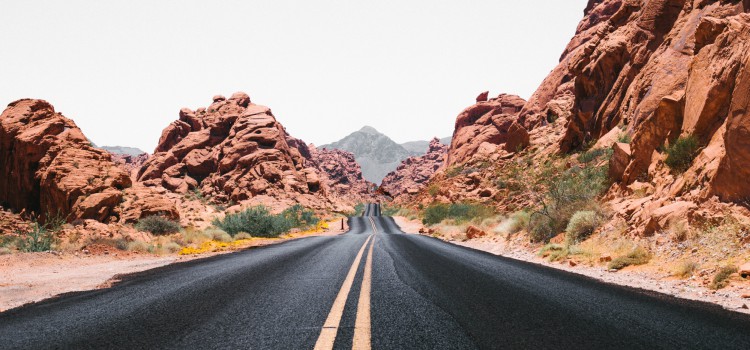 a desert road
